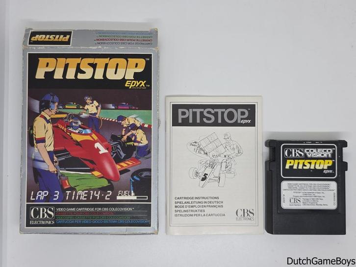 Colecovision - CBS - Pitstop, Spelcomputers en Games, Games | Overige, Gebruikt, Verzenden