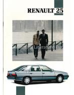 1992 RENAULT 25 BROCHURE NEDERLANDS, Nieuw, Author, Renault