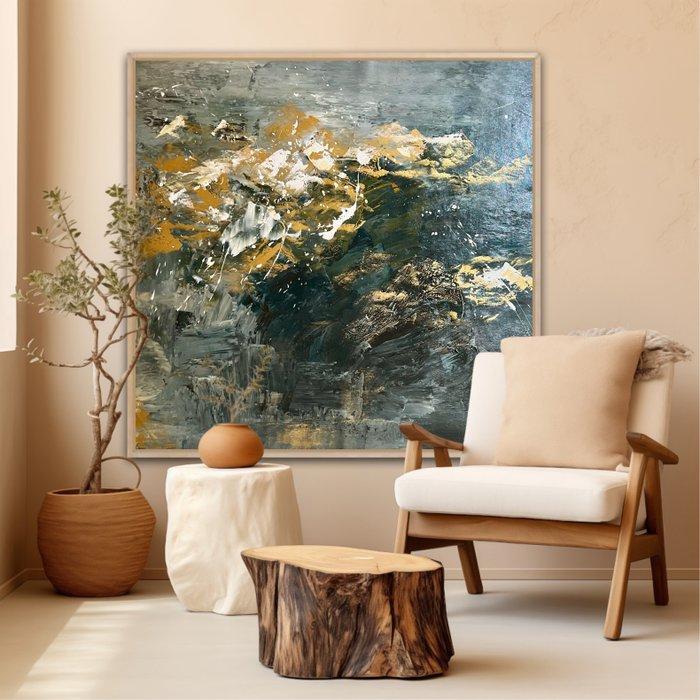 Ester Reut - Le montagne dorate, Antiek en Kunst, Kunst | Schilderijen | Modern