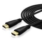 HDMI kabel 2m 2 meter gold plated male-male high speed Full, Computers en Software, Overige Computers en Software, Verzenden, Nieuw
