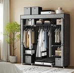 Stoffen Kledingkast met 3 Roedes en 9 Vakken – Vrijstaand, Verzenden, Nieuw