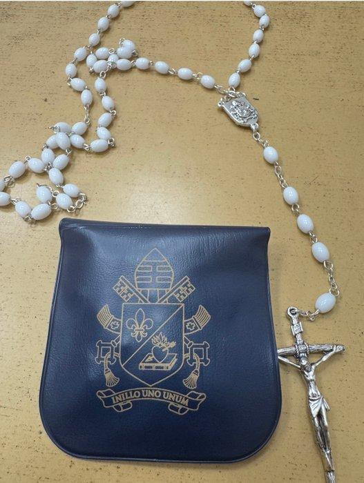 Papa Leone XIV - Rozenkrans van het audiëntie - gezegend en, Antiek en Kunst, Antiek | Boeken en Bijbels