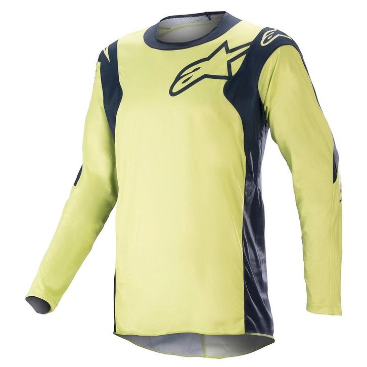 Alpinestars Racer Hoen Night Navy Fluorite Green Jersey, Motoren, Kleding | Motorkleding, Heren, Nieuw met kaartje, Overige typen