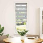 vidaXL Zebra rolgordijn 40x150 cm stofbreedte 35,9 cm, Verzenden, Nieuw, Grijs