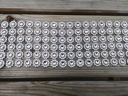 Zeeuwse knop matjes Zilver 15mm 1 yard, Hobby en Vrije tijd, Knutselen, Nieuw, Ophalen of Verzenden