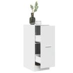 vidaXL Apothekerskast 30x41x77,5 cm bewerkt hout wit, Huis en Inrichting, Kasten | Overige, Verzenden, Nieuw