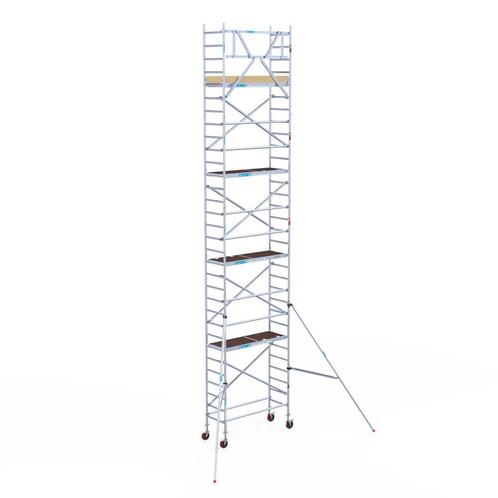 Rolsteiger Basic 75x190 10,2m werkhoogte tegen de gevel, Doe-het-zelf en Verbouw, Steigers, Rolsteiger of Kamersteiger, Nieuw