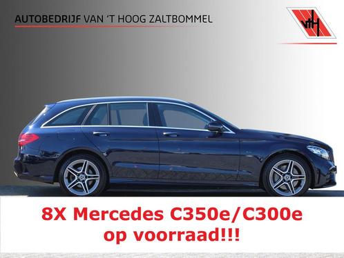 C-Klasse Estate 300e Business Solution AMG COMAND NAVI, Auto's, Mercedes-Benz, Te koop, Zwart, Automaat, Stationwagon, Blauw, Leder en Stof