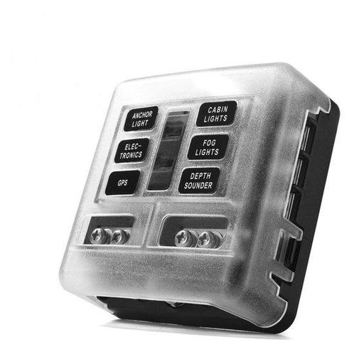 Luxe zekeringhouder 6 met led indicator, Auto diversen, Auto-accessoires, Verzenden