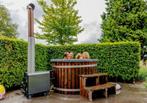 Houtgestookte hottub | houtkachel | incl. bezorgen | Welltub, Tuin en Terras, Ophalen of Verzenden, Nieuw, Pomp, Vast