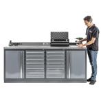 Professionele werkbank – montagetafel 215 x 70 x 95 cm. met, Nieuw, Ophalen of Verzenden