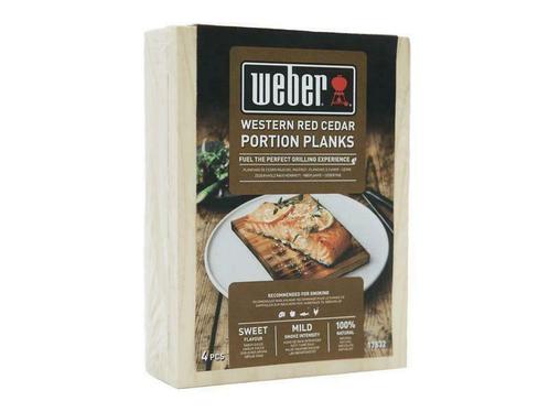 Weber® Western Red Cedar Wood Portion Planks 17832, Tuin en Terras, Barbecue-accessoires, Nieuw