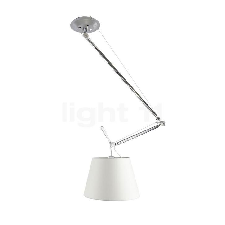 Artemide Tolomeo Sospensione Decentrata, satin - ø¸32 cm, Huis en Inrichting, Lampen | Hanglampen, Nieuw, Verzenden