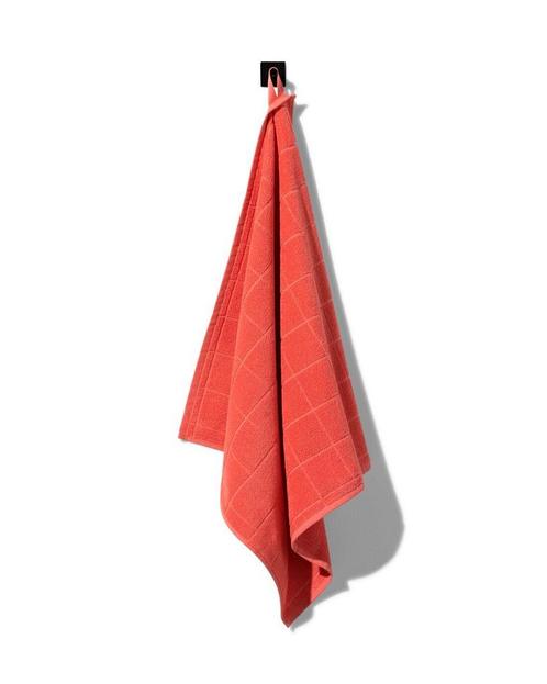 HEMA Keukendoek 50x50 katoen koraal, Huis en Inrichting, Keuken | Textiel, Nieuw, Verzenden