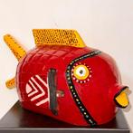 sculptuur, Poisson - 22 cm - Hout, Antiek en Kunst
