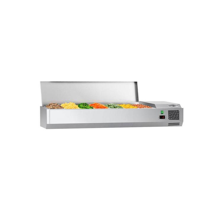 GGM Gastro | Opzetkoelvitrine ECO - 1500x335mm - 7x GN 1/4 |, Zakelijke goederen, Horeca | Food, Verzenden