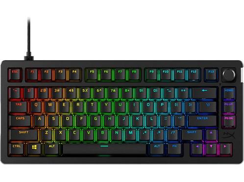 Hyperx -  Alloy Rise 75% Bedraad Gamingtoetsenbord  - Zwart, Computers en Software, Toetsenborden, Gaming toetsenbord, Bedraad