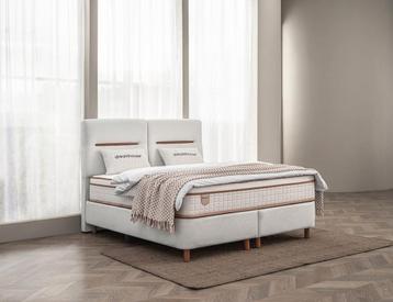Opbergboxspring Oakline Beige - 180x200 cm beschikbaar voor biedingen