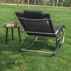 2dekans | SoBuy Comfortabele Swingstoel Set Van 2 - Zwart -, Huis en Inrichting, Stoelen, Ophalen of Verzenden, Zo goed als nieuw