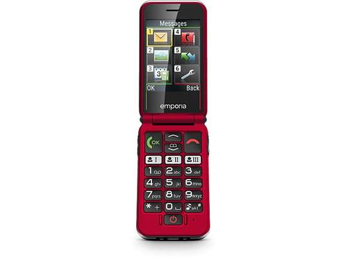 Emporia -  Joy 4g Senior Feature Phone -  128 Mb - Rood, Telecommunicatie, Mobiele telefoons | Overige merken, Nieuw, Zonder abonnement