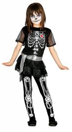 Halloween Kostuum Kind Jurkje Skelet Diamant, Nieuw, Verzenden
