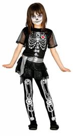 Halloween Kostuum Kind Jurkje Skelet Diamant, Verzenden, Nieuw