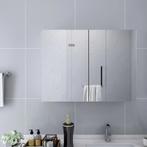 vidaXL Badkamerspiegelkast 80x15x60 cm MDF wit, Verzenden, Nieuw