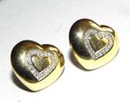 Oorbellen - 14 karaat Geel goud Diamant (Natuurlijk), Sieraden, Tassen en Uiterlijk, Oorbellen, Nieuw