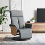 vidaXL Massagestoel verstelbaar met voetensteun stof, Huis en Inrichting, Fauteuils, Verzenden, Nieuw