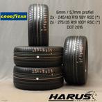 245/40/19 275/35/19 Goodyear zomerbanden 6/5,7mm profiel 4X, 19 inch, Gebruikt, 275 mm, Ophalen of Verzenden