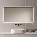 Loxa - Badkamerspiegel Sorento Zwart 120x60cm, Huis en Inrichting, Verzenden, Nieuw