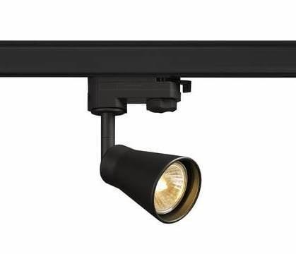 SLV 3-Fase-Rail spot AVO GU10 zwart, Huis en Inrichting, Lampen | Plafondlampen, Nieuw, Verzenden
