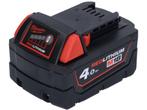 Milwaukee M18 B4 Accu 18V 4.0Ah Li-Ion M18™ - 4932430063, Verzenden, Zo goed als nieuw