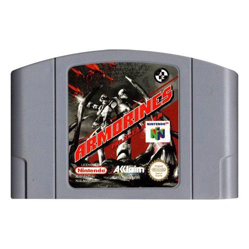 N64 Armorines: Project S.W.A.R.M. (Losse cassette), Spelcomputers en Games, Games | Nintendo 64, Zo goed als nieuw, Verzenden