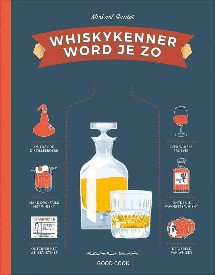 Whiskykenner word je zo 9789461431776 Mickaël Guidot, Boeken, Kookboeken, Zo goed als nieuw, Verzenden
