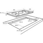 Inventum IKI9035MAT Inbouw kookplaat inductie, 90 cm,, Verzenden, Zo goed als nieuw