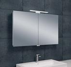 Xellanz Bright spiegelkast met LED 100 x 60 x 14 cm, Huis en Inrichting, Badkamer | Badkamermeubels, Nieuw, Spiegelkast, Verzenden