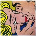 Roy Lichtenstein - Kiss V - offset lithography - licensed, Antiek en Kunst