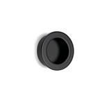 Schuifdeurkom rond Stylus 49 mm - mat zwart, Verzenden, Nieuw