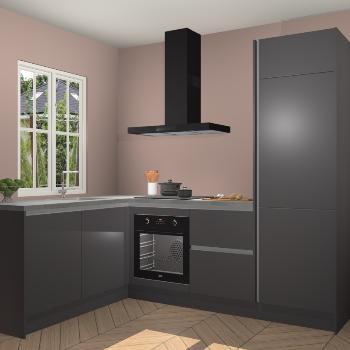 Onyxgrijze greeploze keuken Westmalle 19646, Huis en Inrichting, Keuken | Complete keukens, Verzenden