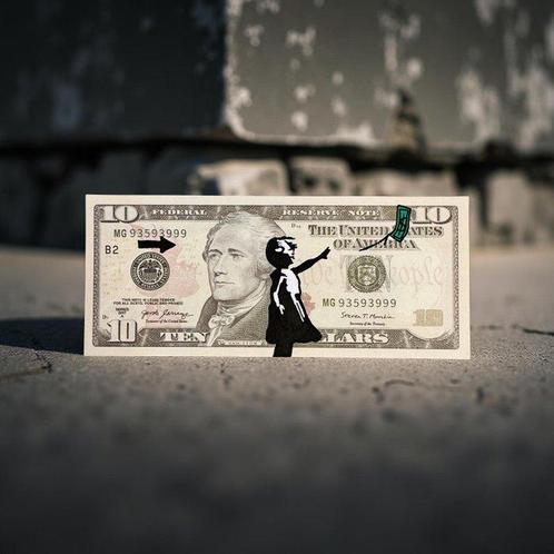 BLACK ARROW (1980) - TRIBUTE TO BANKSY, Antiek en Kunst, Kunst | Schilderijen | Modern