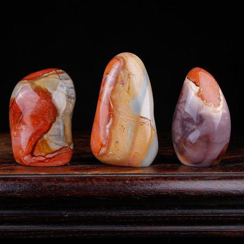 Een schilderij van Moeder Natuur - Polychroom Jaspis - Set, Verzamelen, Mineralen en Fossielen