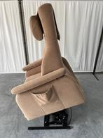 Doge Modulair sta op stoel met kuiprug in beige stof!, Minder dan 50 cm, Minder dan 75 cm, Stof, Ophalen of Verzenden