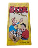 Beer Checkers Vintage Drinkspel Hollands Bierdammen Inclusie, Hobby en Vrije tijd, Gezelschapsspellen | Bordspellen, Verzenden