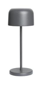 Siena Tafellamp Ronde Koepel Grijs 200mm, Verzenden, Nieuw in verpakking