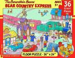 Beren Country Express - Berenstain Beren Vloerpuzzel van 36, Hobby en Vrije tijd, Denksport en Puzzels, Verzenden, Nieuw