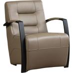 Leren fauteuil Magnificent - Massif Lava (grijs), Nieuw, Ophalen of Verzenden, 50 tot 75 cm, Industrieel, Modern