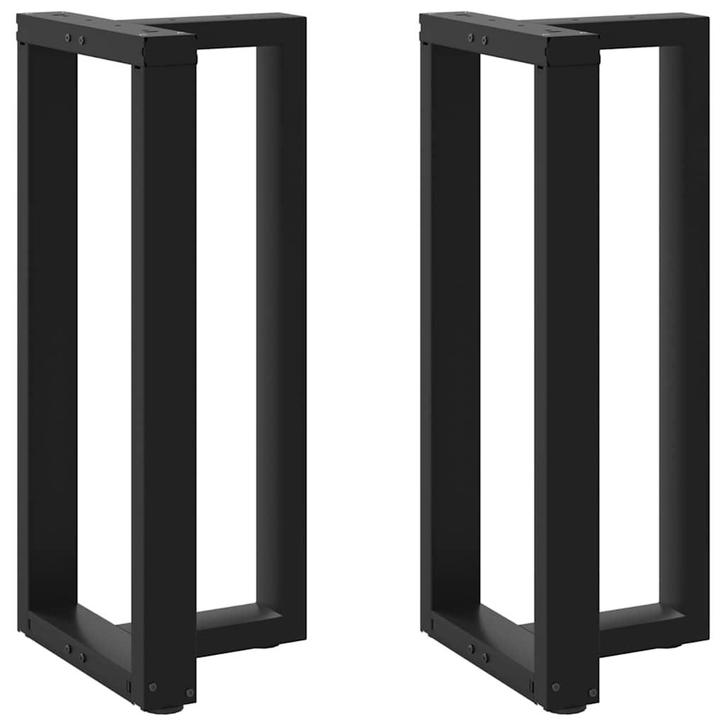 vidaXL Bartafelpoten 2 st T-vormig 50x35x(90-91) cm staal, Huis en Inrichting, Tafelonderdelen, Nieuw, Verzenden
