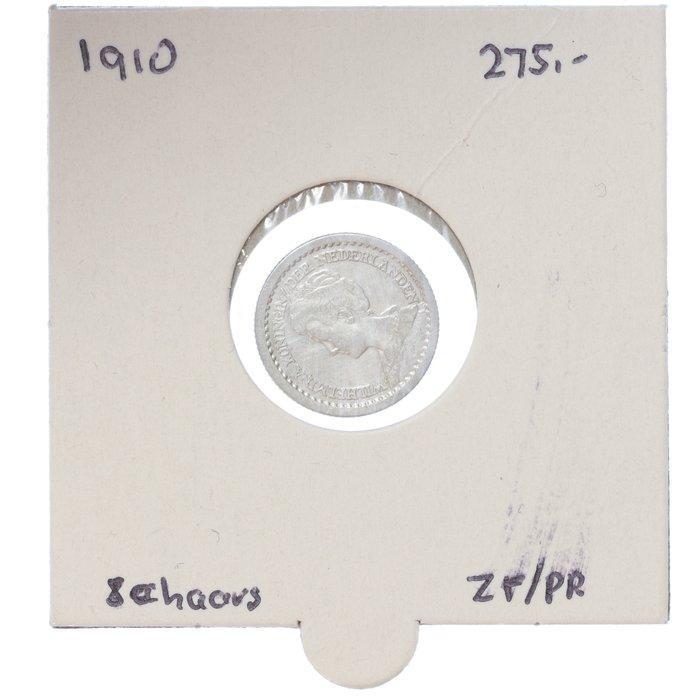 Nederland. Wilhelmina. 10 Cents 1910 (Zonder Minimumprijs), Postzegels en Munten, Munten | Nederland