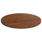 vidaXL Tafelblad rond Ø40x1,5 cm bewerkt massief eikenhout, Huis en Inrichting, Tafels | Eettafels, Verzenden, Nieuw